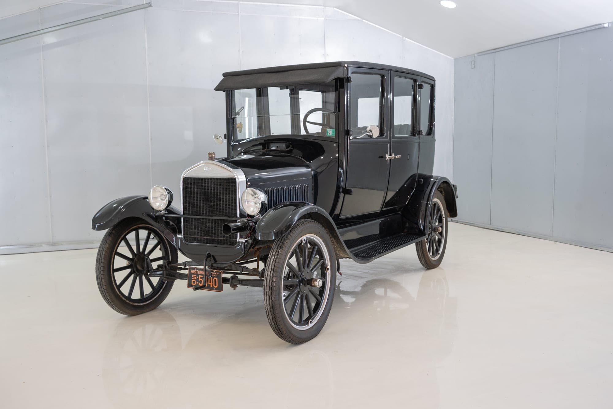 1926 Ford Model T in black — three-quarter front